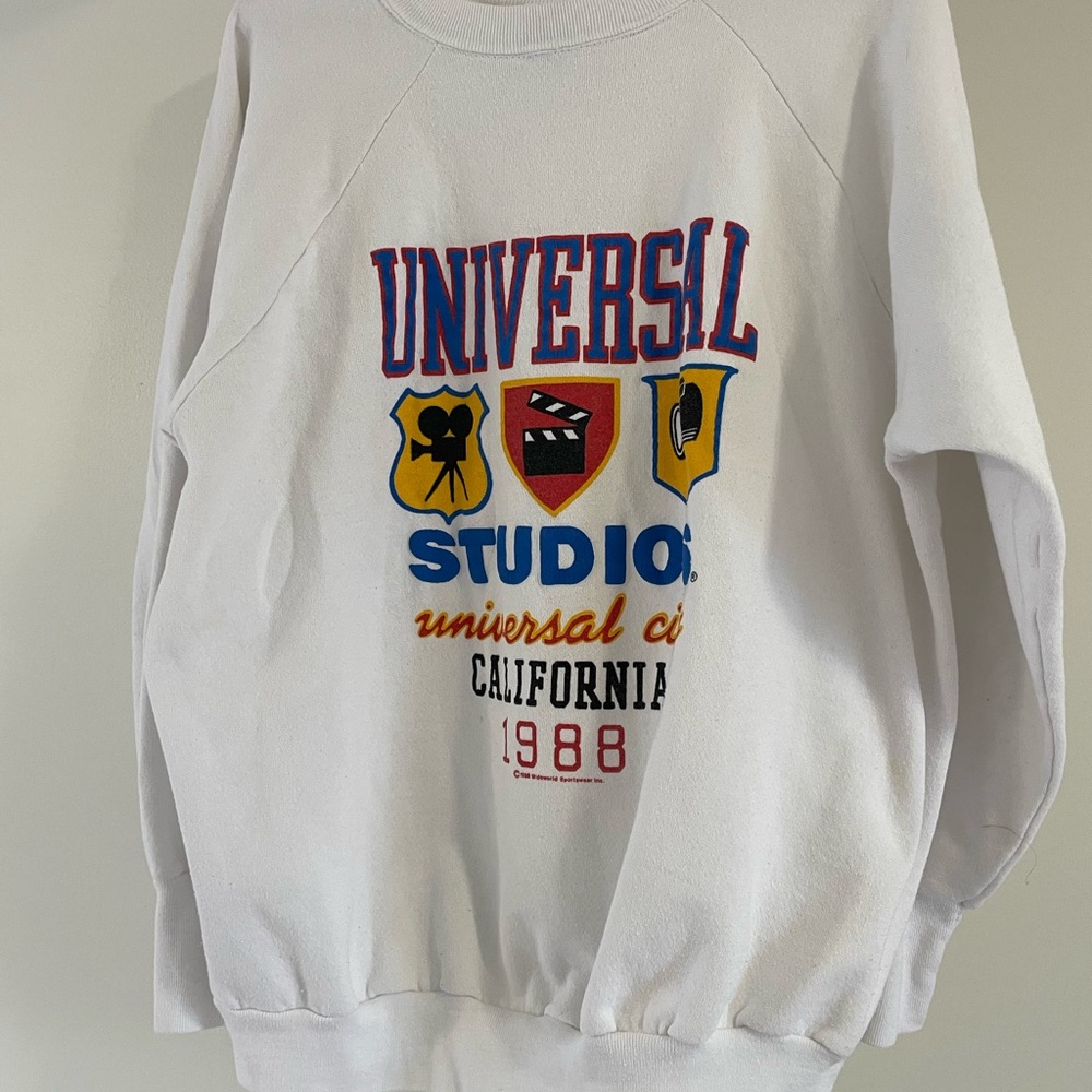 Vintage Universal Studios White Crewneck Sweatshirt